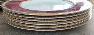 Ulander Wedgwood Ruby Gold Dinner Plate (10.  5 ") W - 1813 1 Plate Available Euc