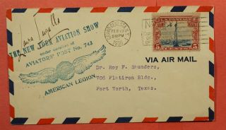 1930 Signed Ny Aviation Show American Legion