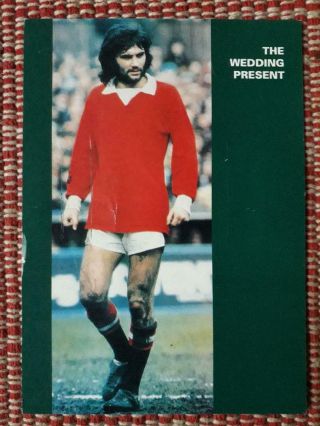 1 X Promotional Postcard For George Best Reissue By The Wedding Present 1997