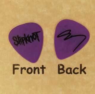 Slipknot Band Corey Taylor Signature Logo Guitar Pick - (w2281)