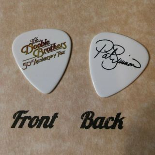 Doobie Brothers Band Logo Pat Simmons Signature Guitar Pick - (w)