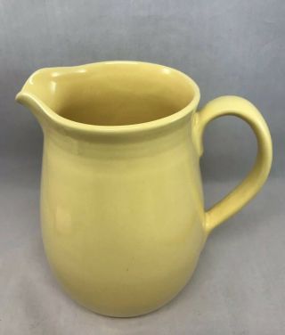 Metlox Colorstax Yellow Water Tea Beverage Pitcher California Pottery