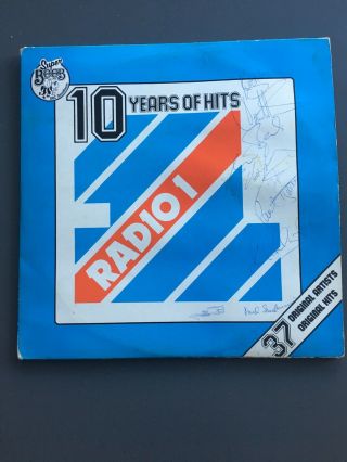 Lp Double Album - 10 Years Of Radio 1 Hits - Signed By Dj’s