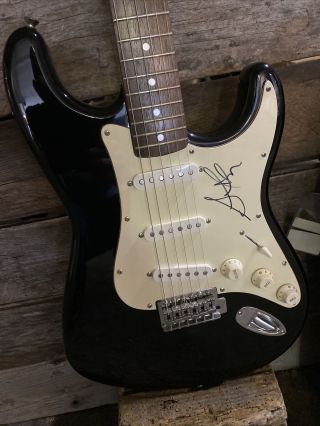 Steven Tyler Aerosmith Signed Fender Squier Guitar AUTOGRAPHED Signed Strat 2