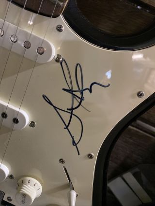 Steven Tyler Aerosmith Signed Fender Squier Guitar AUTOGRAPHED Signed Strat 3