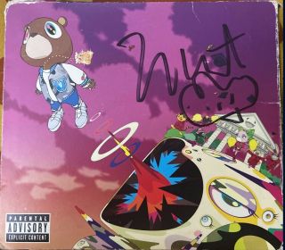 Kanye West Signed Graduation 12 " Vinyl Lp