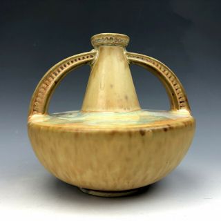 Belgian Or French Art Deco Double - Handled Vase Circa 1920s - 30s