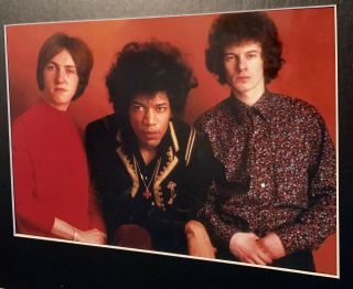 THE JIMI HENDRIX EXPERIENCE Autographs / Signatures Custom Matted with 4