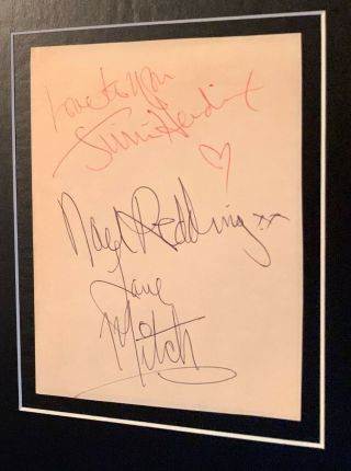 THE JIMI HENDRIX EXPERIENCE Autographs / Signatures Custom Matted with 5