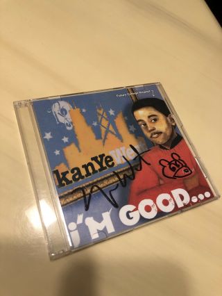 Kanye West Signed “i’m Good” Mixtape 2004 Rare Autographed Cd Vintage Ye