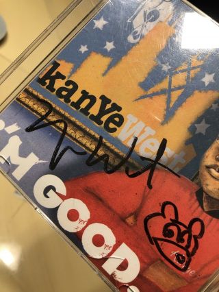 Kanye West Signed “I’m Good” Mixtape 2004 RARE AUTOGRAPHED CD Vintage Ye 2