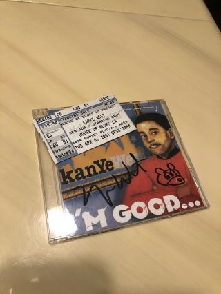 Kanye West Signed “I’m Good” Mixtape 2004 RARE AUTOGRAPHED CD Vintage Ye 3