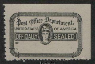 Post Office Seal Scott Ox36,  Vf