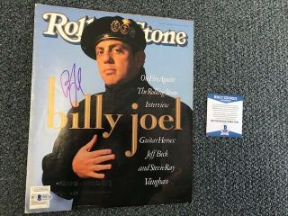 L@@k Billy Joel Signed Rolling Stone Autographed Auto Bas Not Psa Cover 2