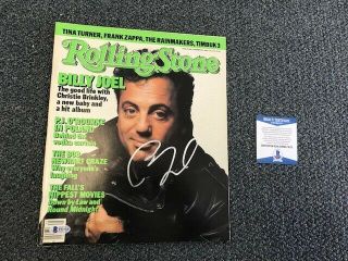 L@@k Billy Joel Signed Rolling Stone Autographed Auto Bas Not Psa Cover 1