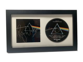 Roger Waters Pink Floyd Dark Side Signed Framed Cd Display Beckett Certified