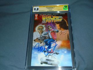 Michael J Fox Signed 1 Vip Cgc Ss 9.  8 Back To The Future Wizard World Edition B