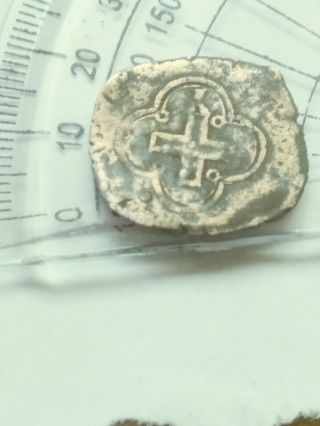 Medieval Billon Silver Coin 1300 - 1450 Ad Crusader Templar Cross Ancient