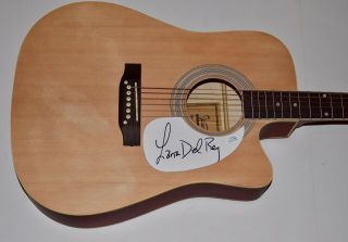 Lana Del Rey Signed Autographed Full Size Acoustic Guitar Acoa