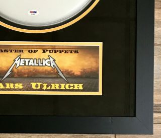 LARS ULRICH (Metallica) signed 12 