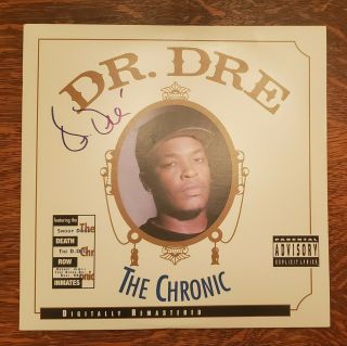 Dr.  Dre Signed The Chronic Vinyl Album | Authentic Autograph | Jsa Loa Certified