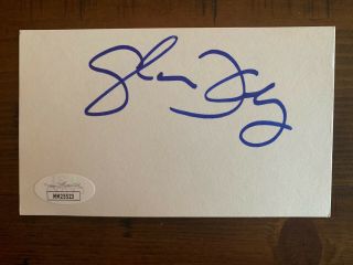 Glenn Frey Of The Eagles Signed 3x5 Index Card Jsa Authenticated