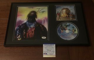 Travis Scott Rapper Signed Astroworld Photo Cd Album Display Autograph Psa