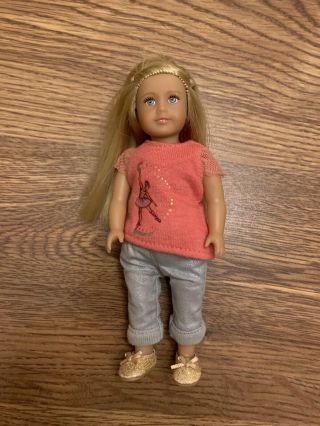 American Girl Mini Doll 6.  5” Isabelle