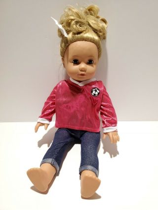 C2 Gotz Doll Pottery Barn Kids 18 Inch Blonde Hair Brown Eyes Dollie And Me