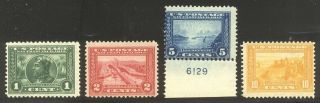U.  S.  397 - 400 - 1913 - 15 Pan - Pacific Issue ($216)