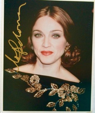 Madonna Authentic Hand Signed Autographed Photo Includes Tm Authentic /