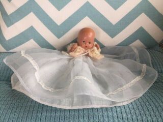 Nancy Ann Storybook Baby Doll - Bisque - Closed Fists