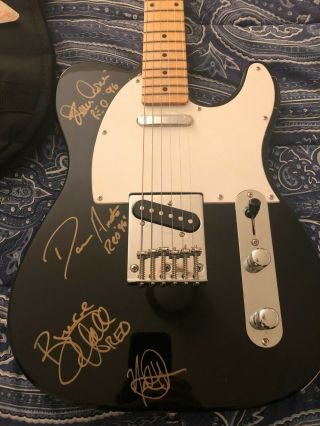 Reo Speedwagon Autographed Guitar 1996 Tour