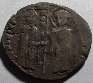 13 - 14 Century Italian Venice Struck By Serbia / Bulgaria Rulers Ar Grosso Coin
