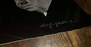 Alfred Hitchcock Signed B&W Photograph JSA Authentic 11x14 Psycho 5
