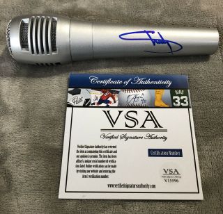 Signed Eminem Mic Autograph Microphone Slim Shady Marshall Mathers With