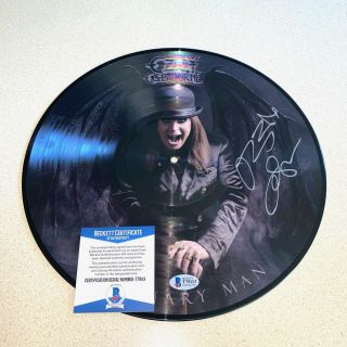 Ozzy Osbourne Signed Autographed Ordinary Man Picture Disc Amoeba Becket