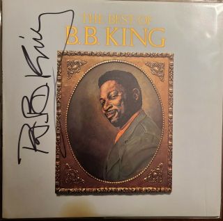 Bb King Signed Lp Record Album W/coa
