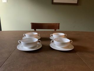 Villeroy & Boch " Look " Pattern Soup Bowl With Handles Rare