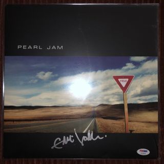 Eddie Vedder Pearl Jam Autographed Yield Vinyl