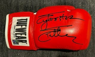 Sylvester Stallone Rocky Balboa Autographed Tuf Wear Red Boxing Glove Asi Proof