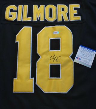 Adam Sandler Signed Autographed Happy Gilmore Comedy Movie Bruins Jersey Psa