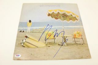 Neil Young Signed Autograph Album Vinyl Record On The Beach Csny Crazy Horse Psa