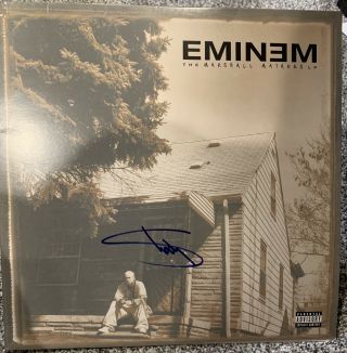 Eminem Signed Autograph Marshall Mathers LP MMLP Vinyl Beckett BAS Certified 2