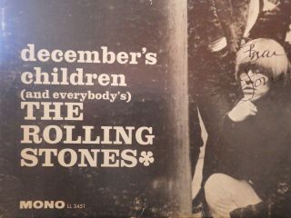 ROLLING STONES Brian Jones Mick Jagger Keith Richards signed 1964 Decca lp 4