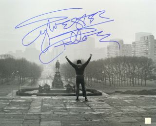 Sylvester Stallone " Rocky " Autographed 16x20 Museum Steps Photo Asi Proof