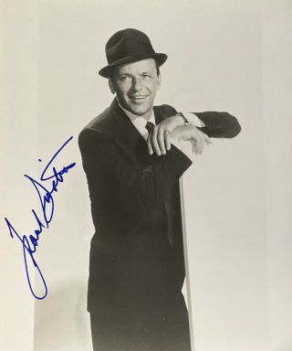 Frank Sinatra Signed Photo Frank Sinatra Autographed Picture Jsa Certified