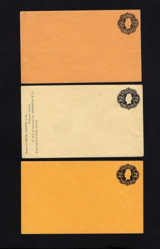 U52,  U54 & U56 Envelopes,  Scott Cat $107.  00