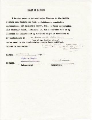 Sir Alec Guinness - Document Multi - Signed 01/10/1987