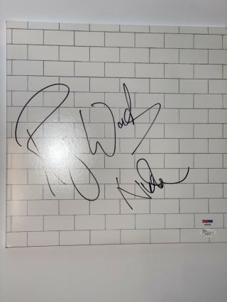 Roger Waters/nick Mason Signed/autographed Record/album/vinyl Psa Ag07203
